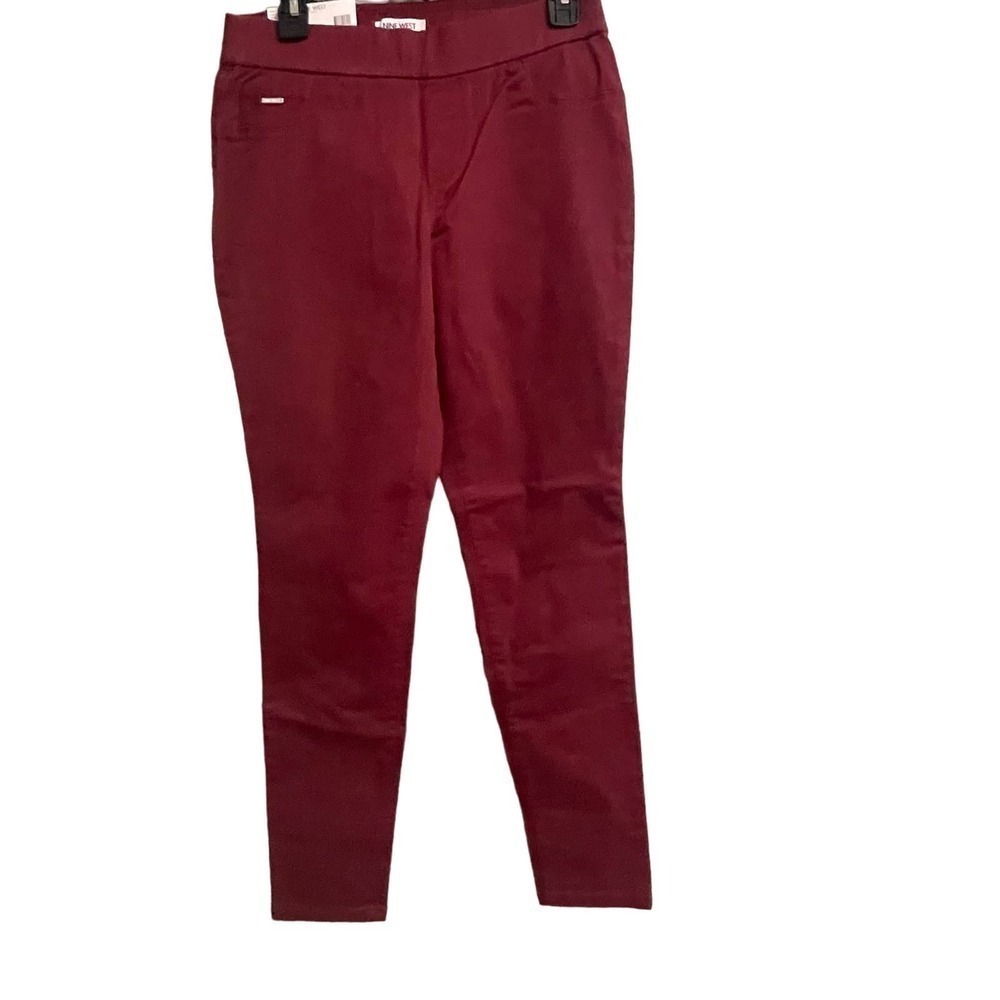Nine West New Heidi Pull On Twill Pants Jean Size 4 NWT